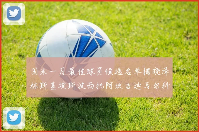 国米一月最佳球员候选名单揭晓泽林斯基埃斯波西托阿坎吉迪马尔科争夺荣誉
